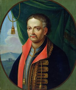 Portræt af Ivan Mazepa, hetman af de ukrainske kosakker